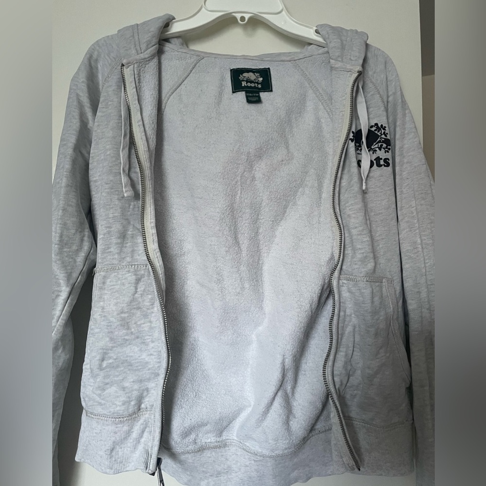 Roots Light Grey Hoodie